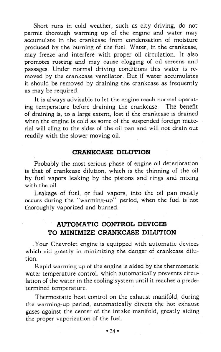 1942 Chevrolet Truck Owners Manual Page 30